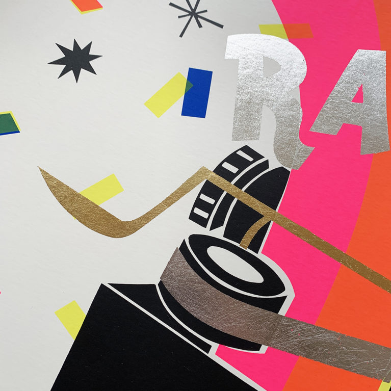 David Newton Print Club London Screenprint