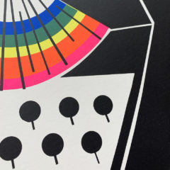 David Newton Print Club London Screenprint