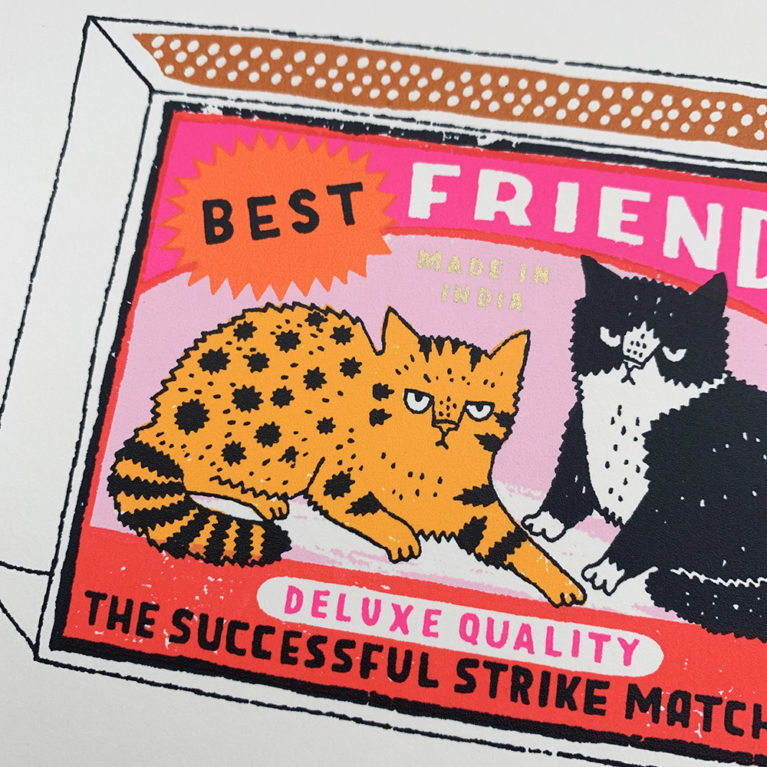 Charlotte Farmer Print Club London Screenprint