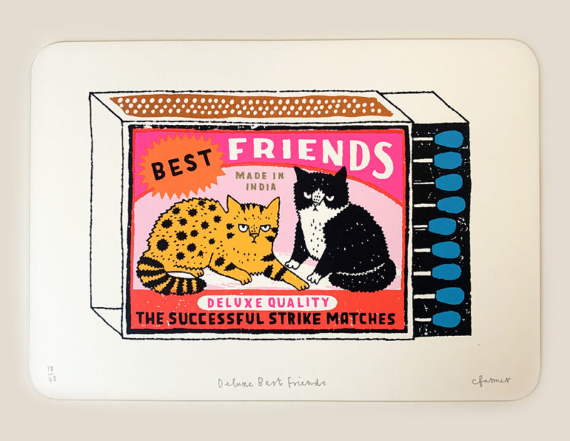 Charlotte Farmer Print Club London Screenprint