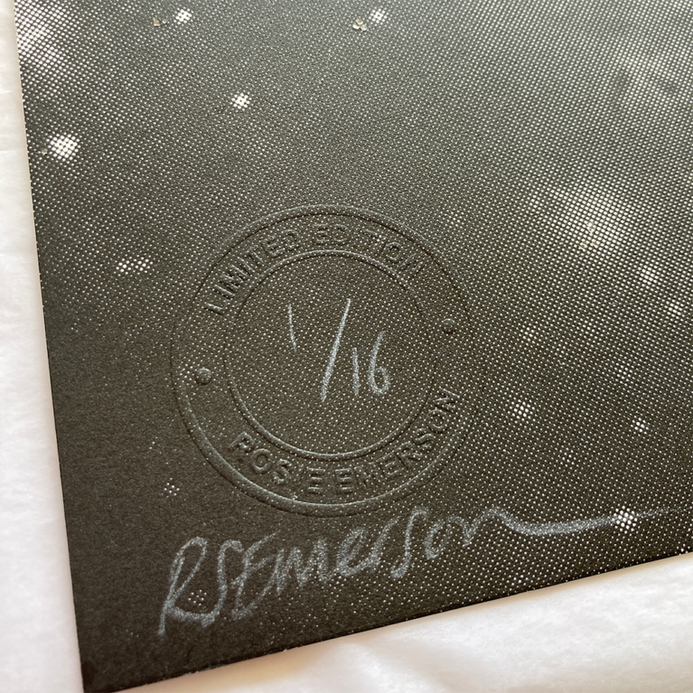 Rosie Emerson Print Club London Screenprint