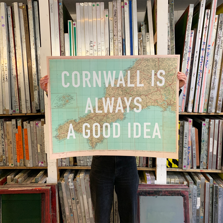 Dave Buonaguidi Print Club London Screenprint