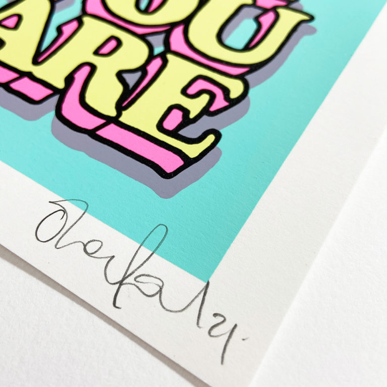 Oli Fowler Print Club London Screenprint