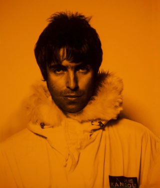 Liam Gallagher Orange Print Club London