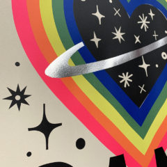 David Newton Print Club London Screenprint