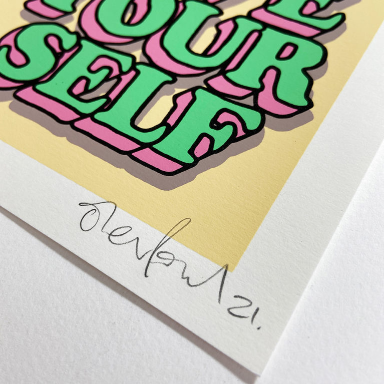 Oli Fowler Print Club London Screenprint