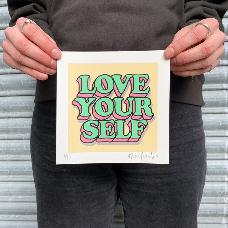 Oli Fowler Print Club London Screenprint