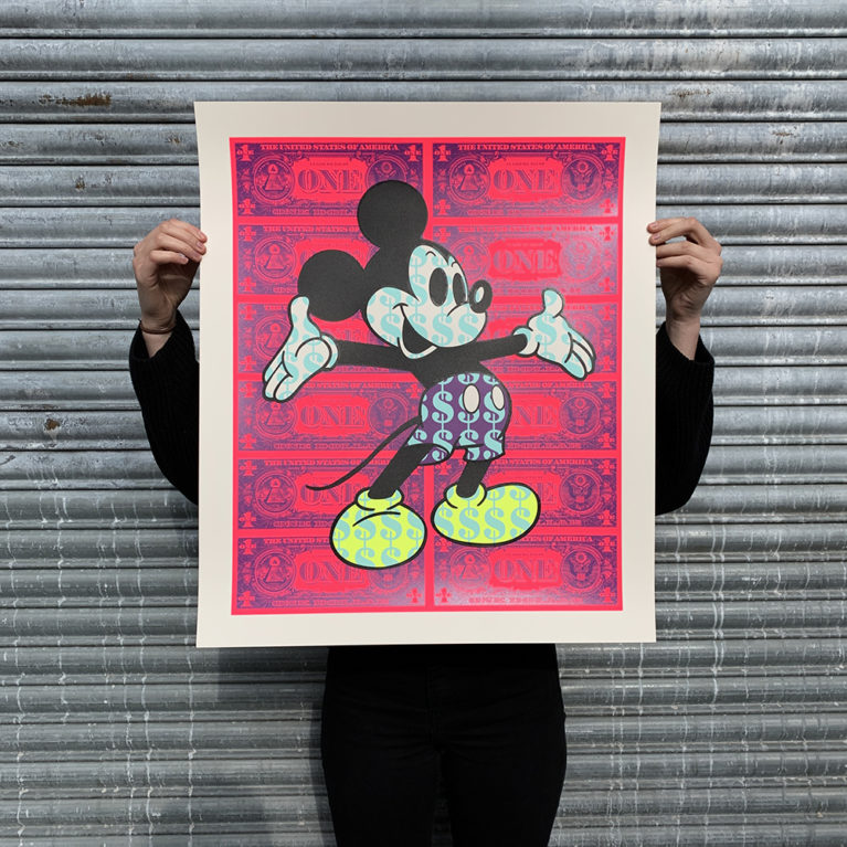 Mickey - Pink - Print Club London