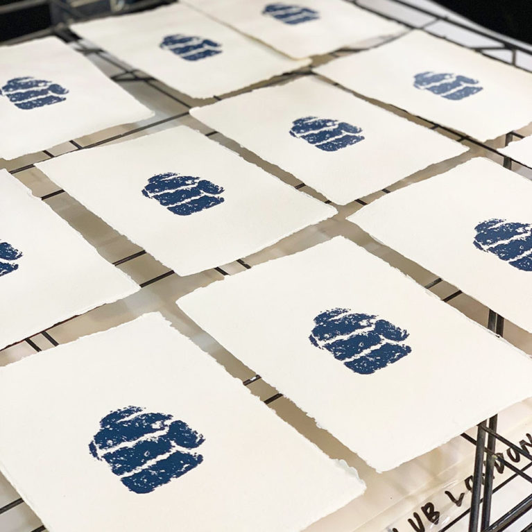 Claud Print Club London Screenprint