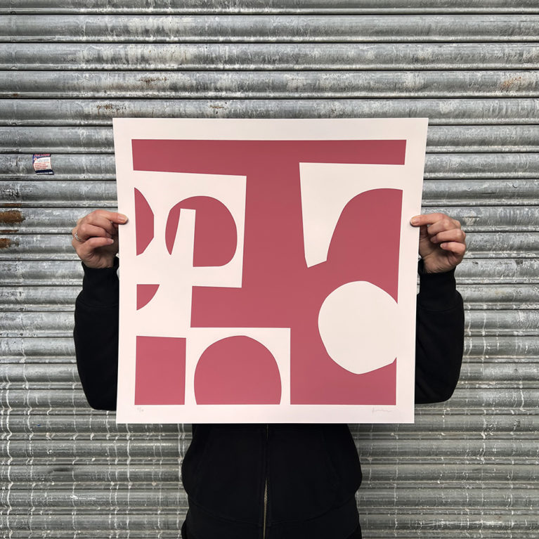 Jonathan Lawes Print Club London Screenprint