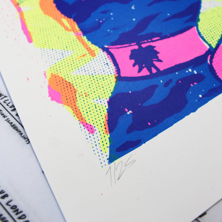 Ben Rider Print Club London Screenprint