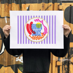 Gill Sheraton Print Club London Screenprint