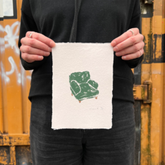 Claud Print Club London Screenprint