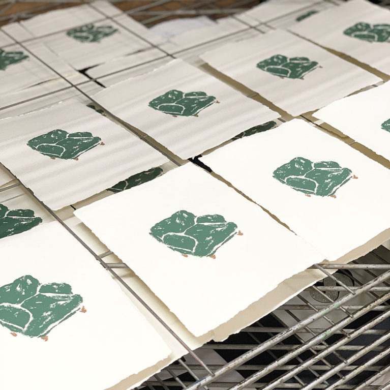 Claud Print Club London Screenprint