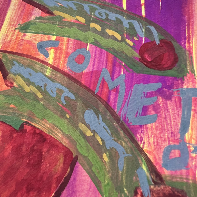 Ed Burkes Print Club London Painting