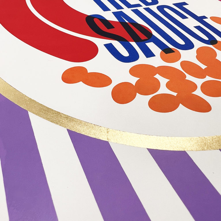 Gill Sheraton Print Club London Screenprint