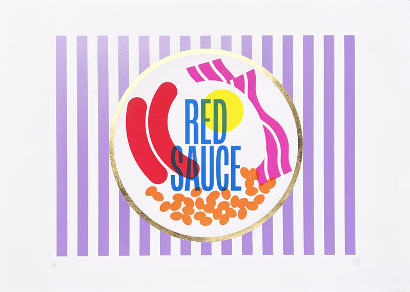 Gill Sheraton Print Club London Screenprint