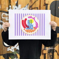 Gill Sheraton Print Club London Screenprint