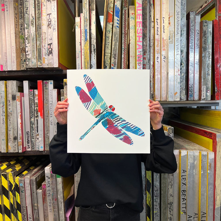 Chris Keegan Print Club London Screenprint