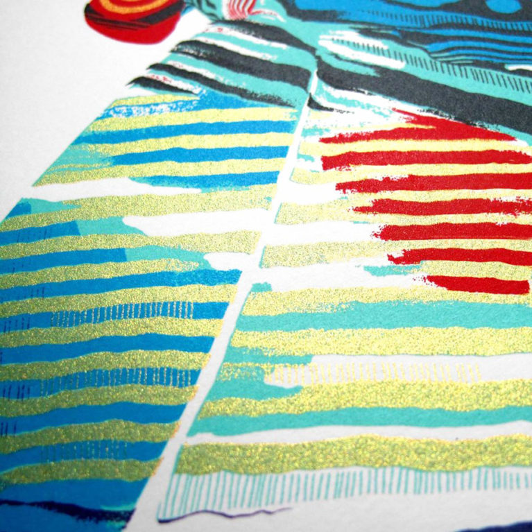 Chris Keegan Print Club London Screenprint