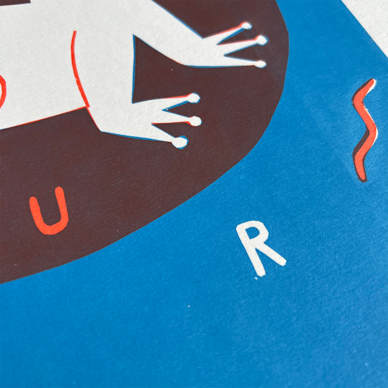 Max Machen Print Club London Screenprint