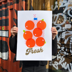 Gill Sheraton Print Club London Screenprint