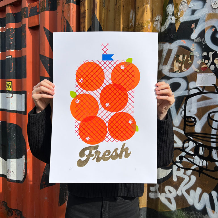 Gill Sheraton Print Club London Screenprint