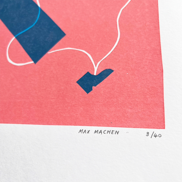 Max Machen Print Club London Screenprint