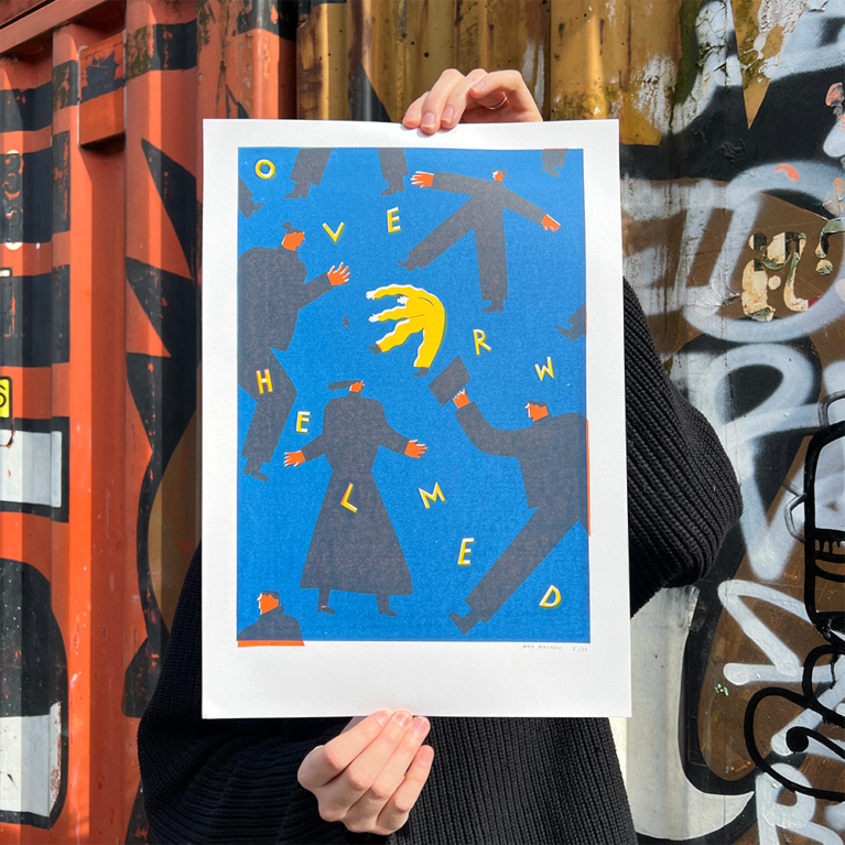 Max Machen Print Club London Screenprint