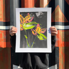 M.E. Ster-Molnar Print Club London Screenprint