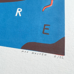 Max Machen Print Club London Screenprint