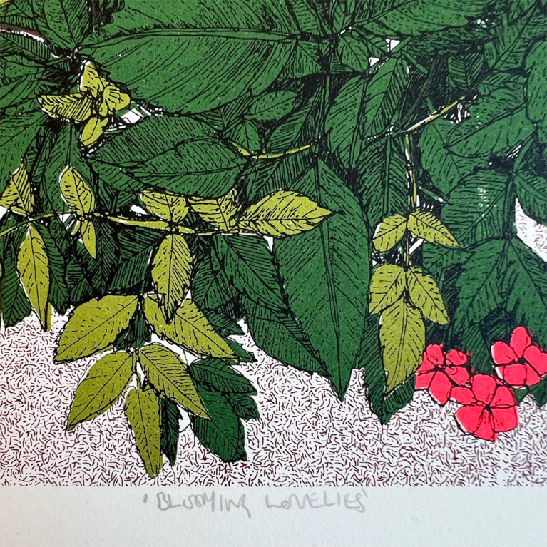 Clare Halifax Print Club London Screenprint