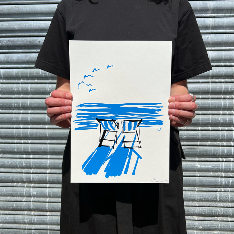 Caroline Tomlinson Print Club London Screenprint