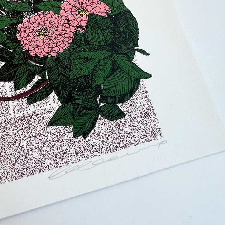 Clare Halifax Print Club London Screenprint