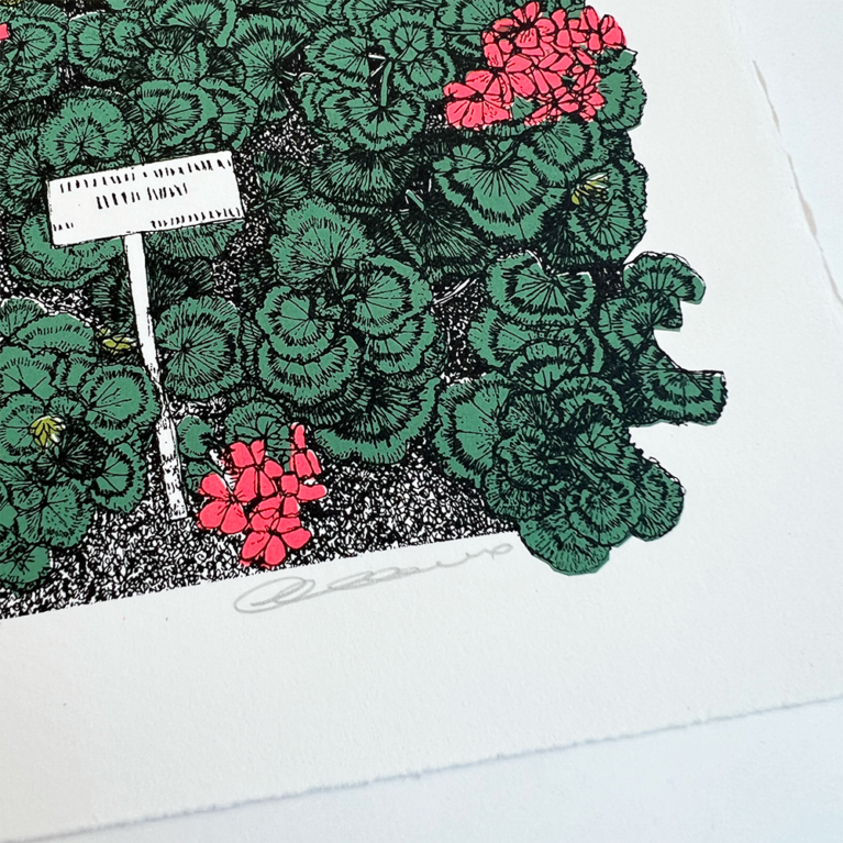 Clare Halifax Print Club London Screenprint