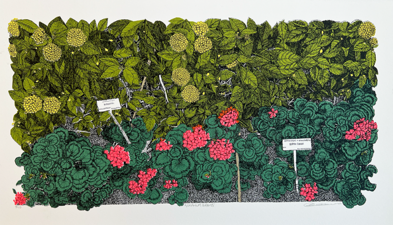 Clare Halifax Print Club London Screenprint