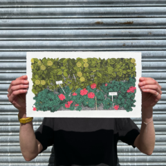 Clare Halifax Print Club London Screenprint