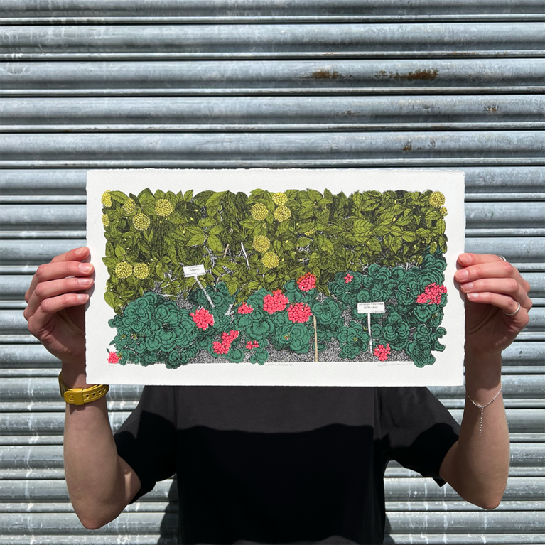 Clare Halifax Print Club London Screenprint