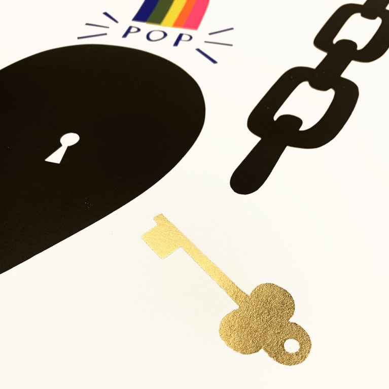 David Newton Print Club London Screenprint