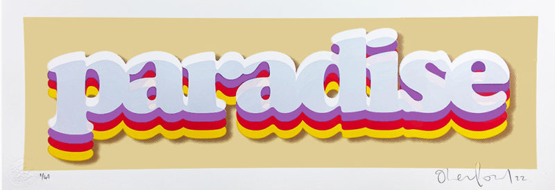 Oli Fowler Print Club London Screenprint