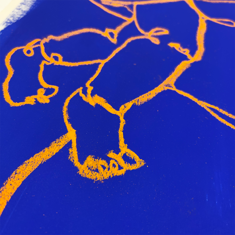 Laxmi Hussain Print Club London Original Artwork