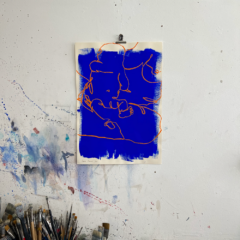 Laxmi Hussain Print Club London Original Artwork