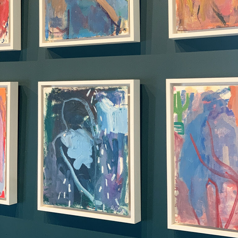 Gavin Dobson Print Club London Original Painting