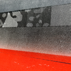 Angus Green CloseupAngus Vasili Print Club London Screenprint