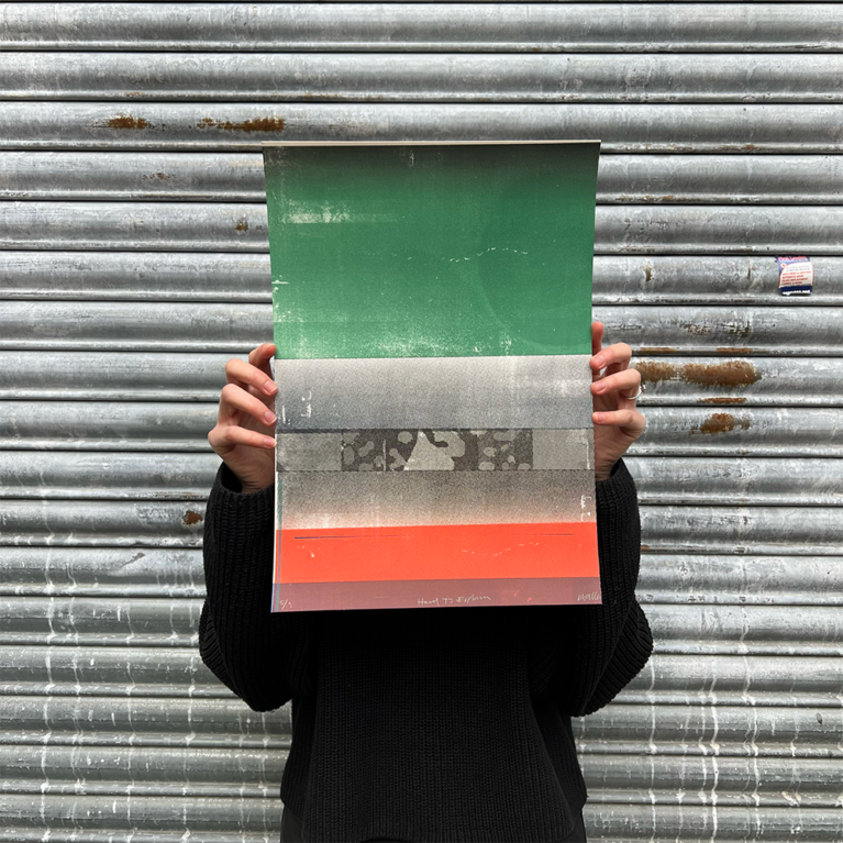 Angus Vasili Print Club London Screenprint