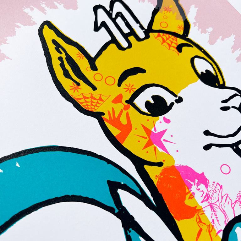 Rob Timm Print Club London Screenprint