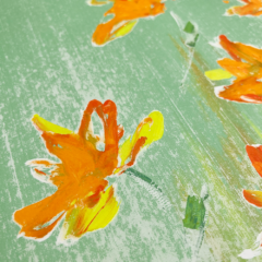 M.E. Ster-Molnar Print Club London Monoprint