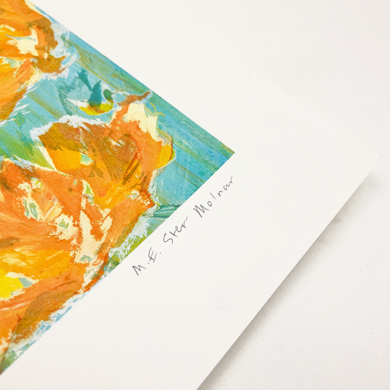 M.E. Ster-Molnar Print Club London Monoprint