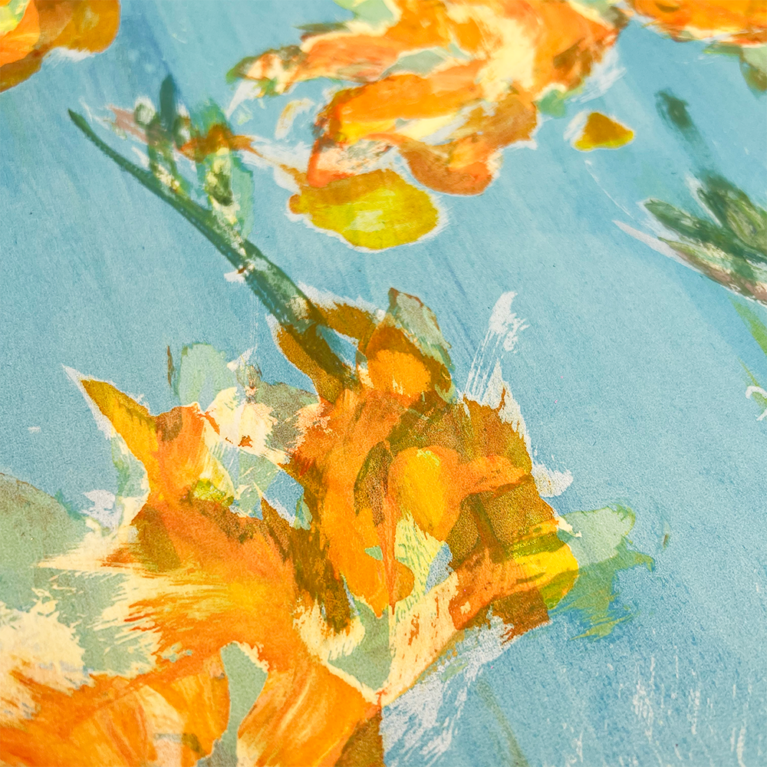 M.E. Ster-Molnar Print Club London Monoprint