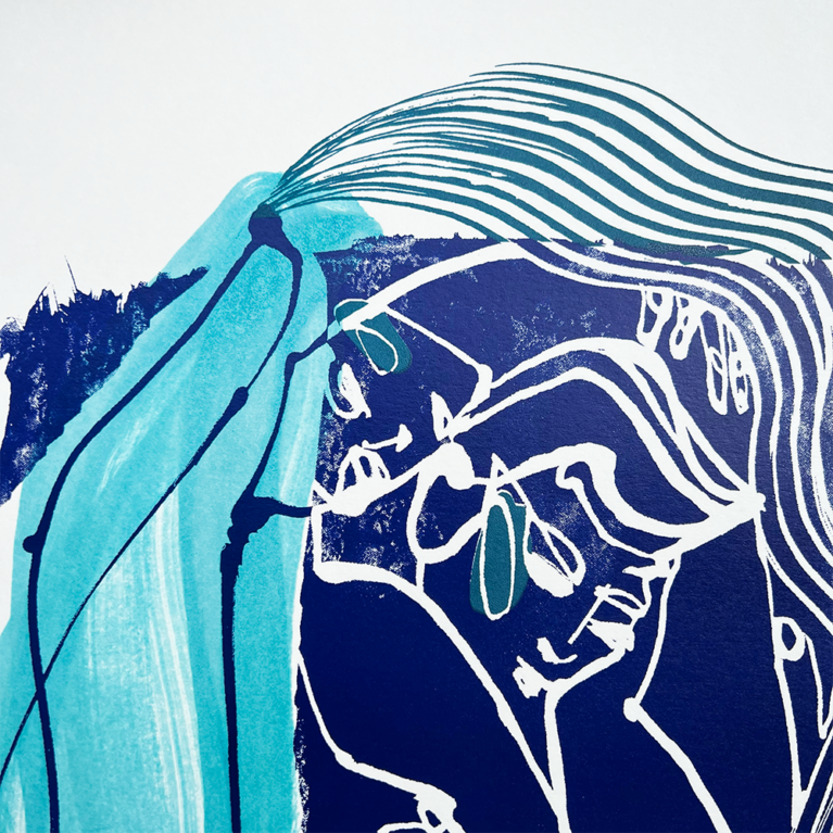 Caroline Tomlinson Print Club London Screenprint